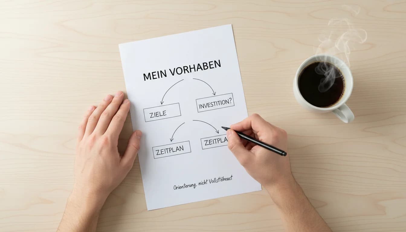 Hinweis zur Vorbereitung